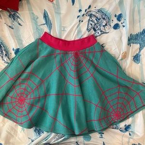 Elhoffer design punk knit skater skirt XS